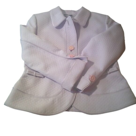 BUNDLE 5/$35 Nipon Boutique Womens Lilac Suit Jacket Size 10 - Picture 8 of 8